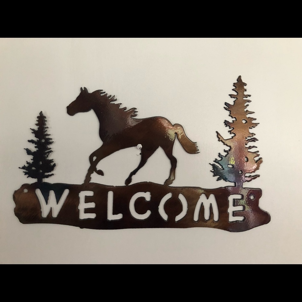 Welcome sign